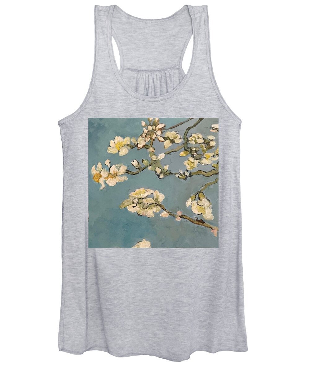 Van Gogh Women's Tank Top featuring the painting Celebration 3 of 4 by Pic Michel