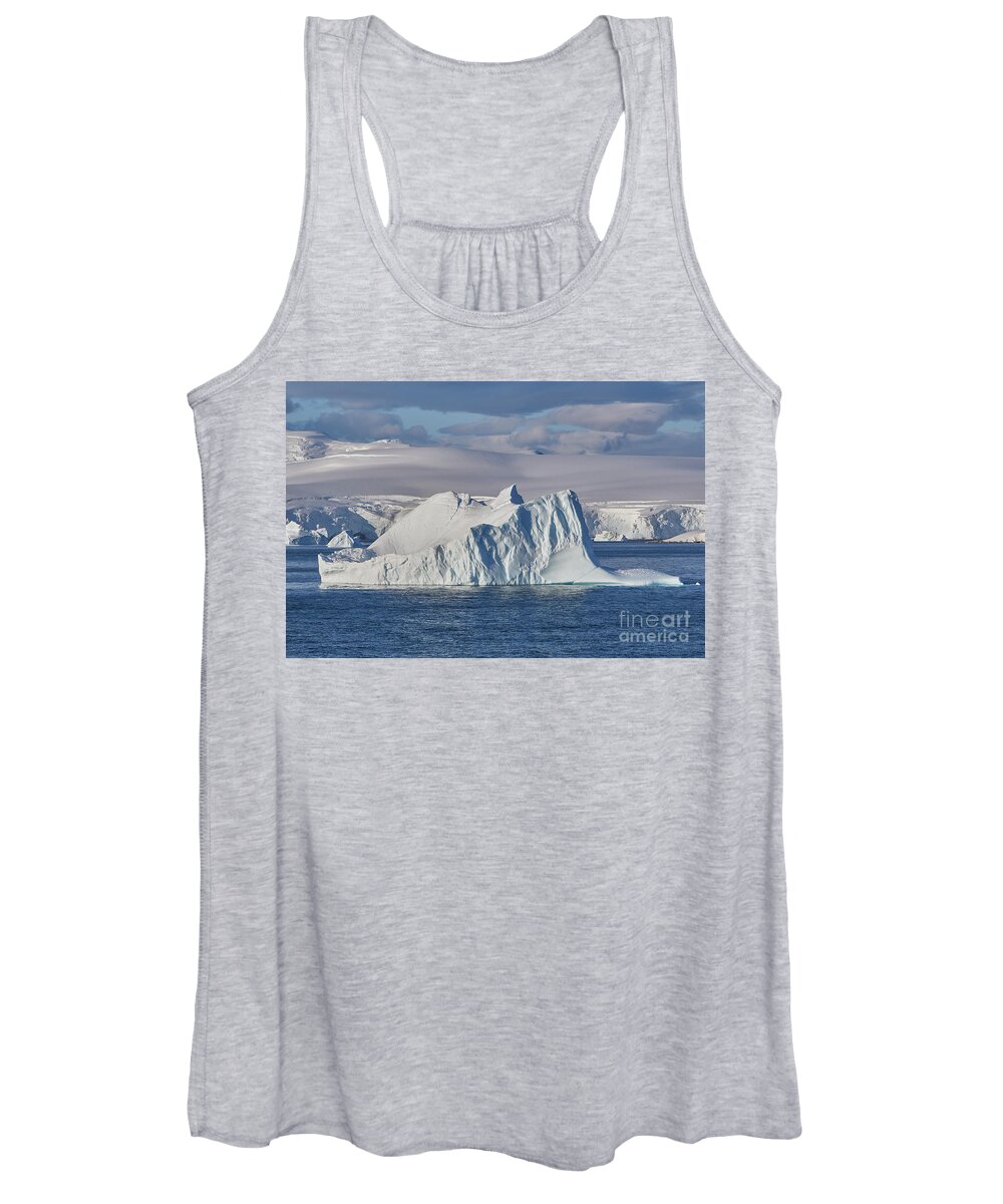 Antarctica Women's Tank Top featuring the photograph Antarctic Layers by Brian Kamprath