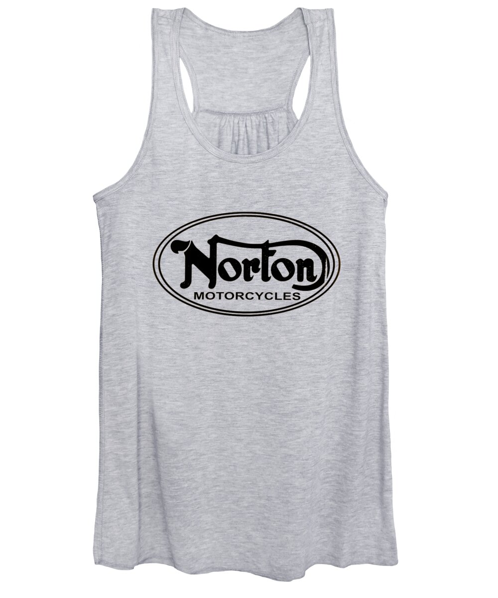 Norton Motorcycle Women's Tank Top featuring the photograph Norton Motorcycles by Mark Rogan