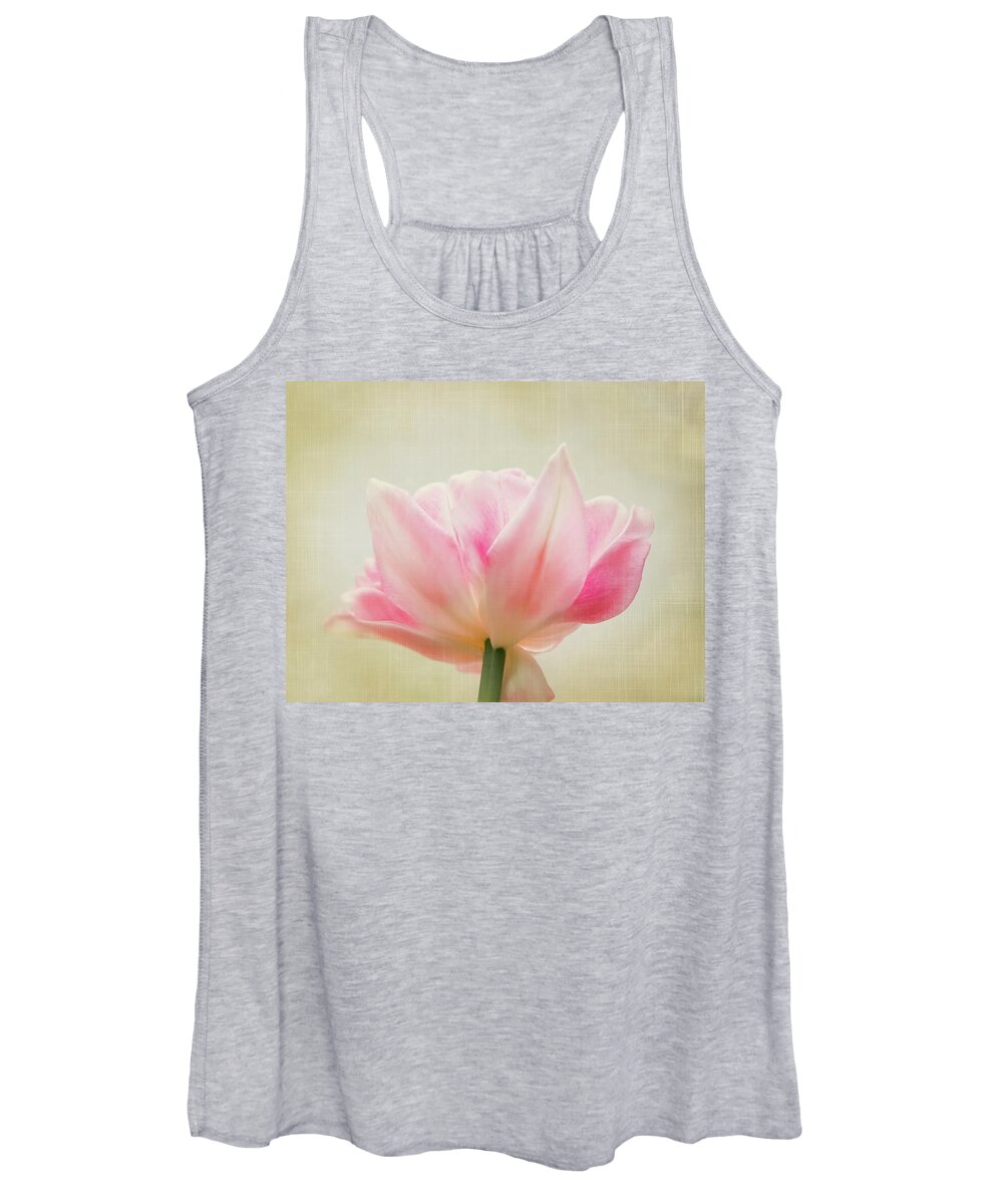 Flower Women's Tank Top featuring the photograph Angelique Peony Tulip #1 by Patti Deters