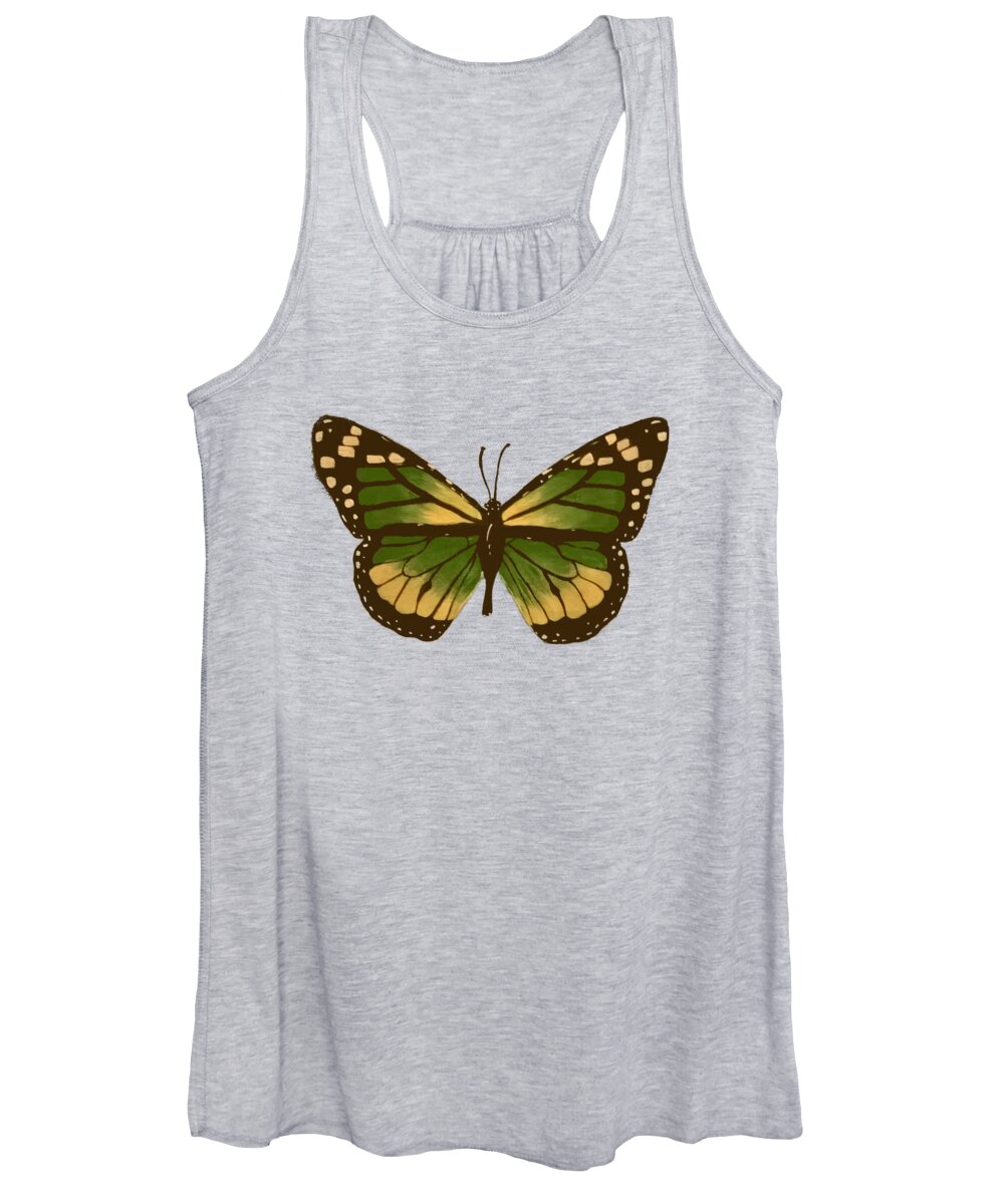 Butterfly Women's Tank Top featuring the painting Grandma's Butterfly by Eseret Art