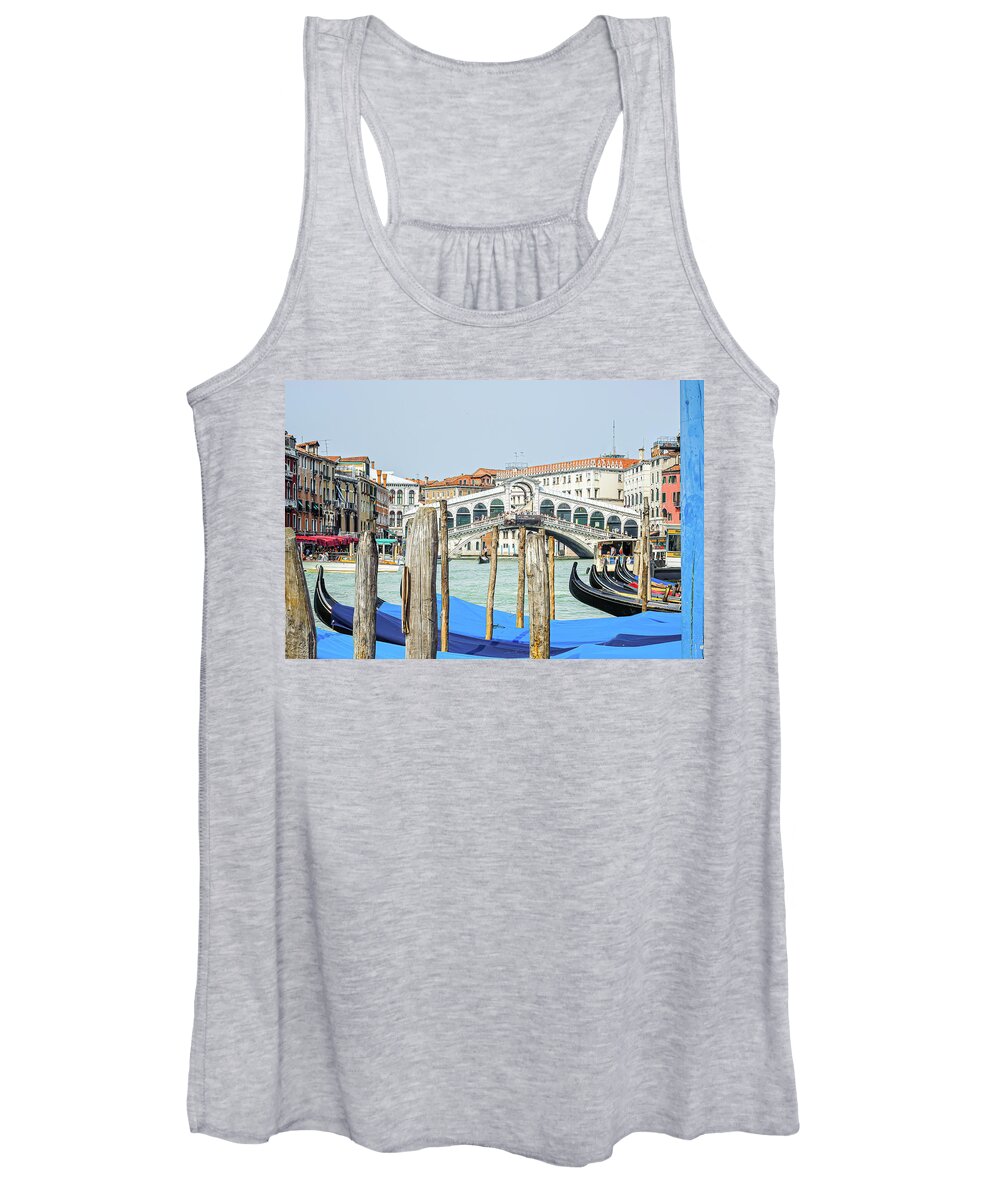 Venice Women's Tank Top featuring the photograph At The Rialto by Marla Brown