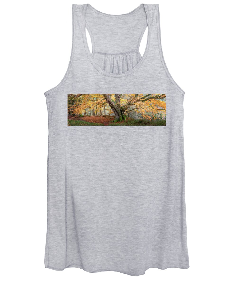 Autumn Women's Tank Top featuring the photograph Monarch of the Forest by Anita Nicholson