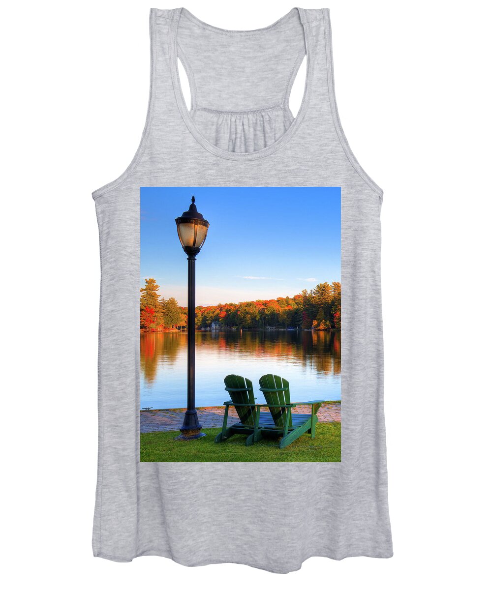 Autumn Relaxation Women's Tank Top featuring the photograph Autumn Relaxation by David Patterson