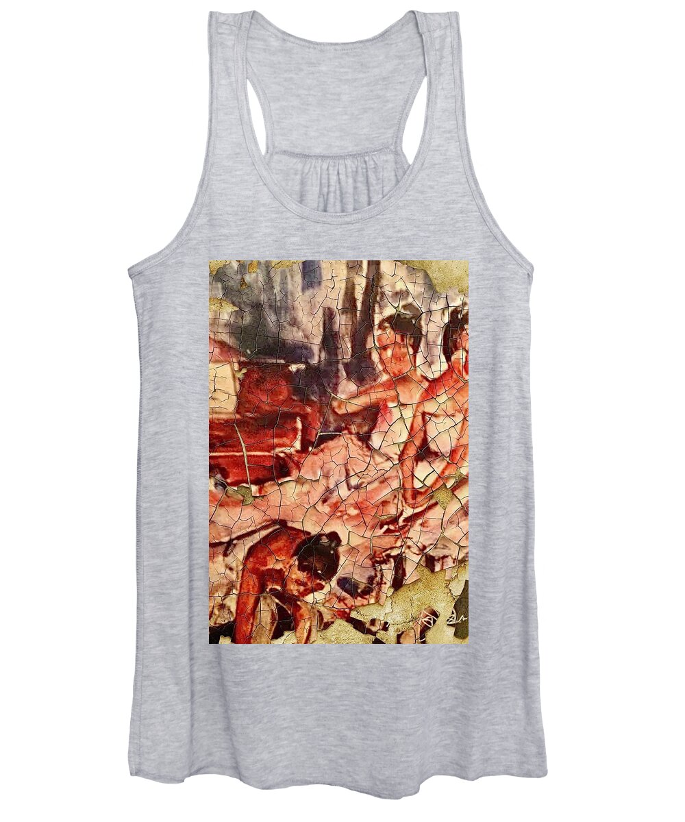  Women's Tank Top featuring the painting Ballerina 2.0 by Angie ONeal