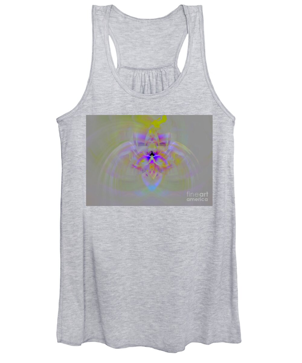 Abstract Women's Tank Top featuring the photograph Barely There by Cathy Donohoue