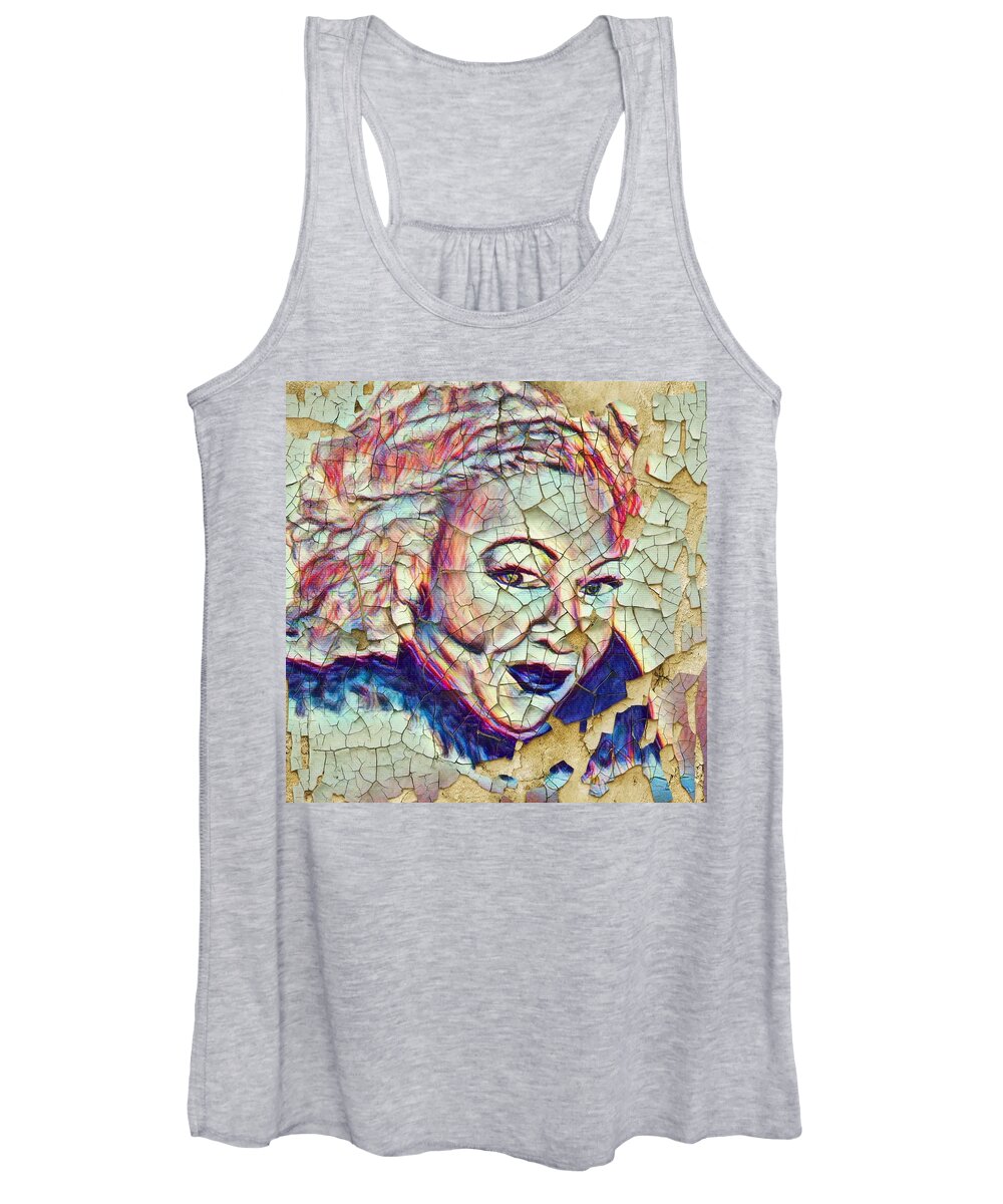  Women's Tank Top featuring the painting Beloved Toni by Angie ONeal