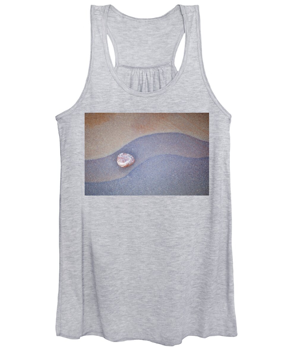 Abstract Women's Tank Top featuring the photograph Between the lines by Anita Nicholson