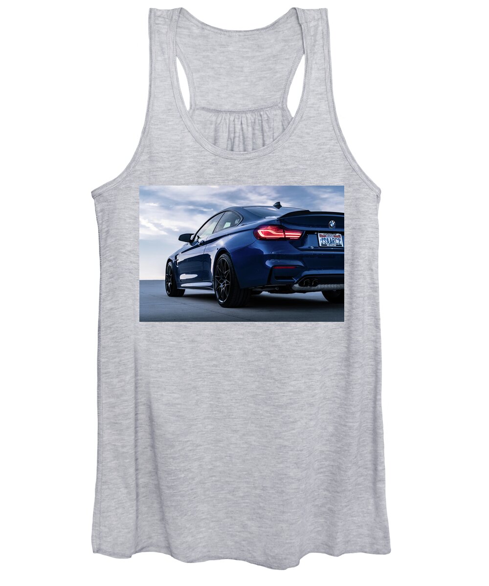 Bmw Women's Tank Top featuring the photograph Bmw M4 by David Whitaker Visuals