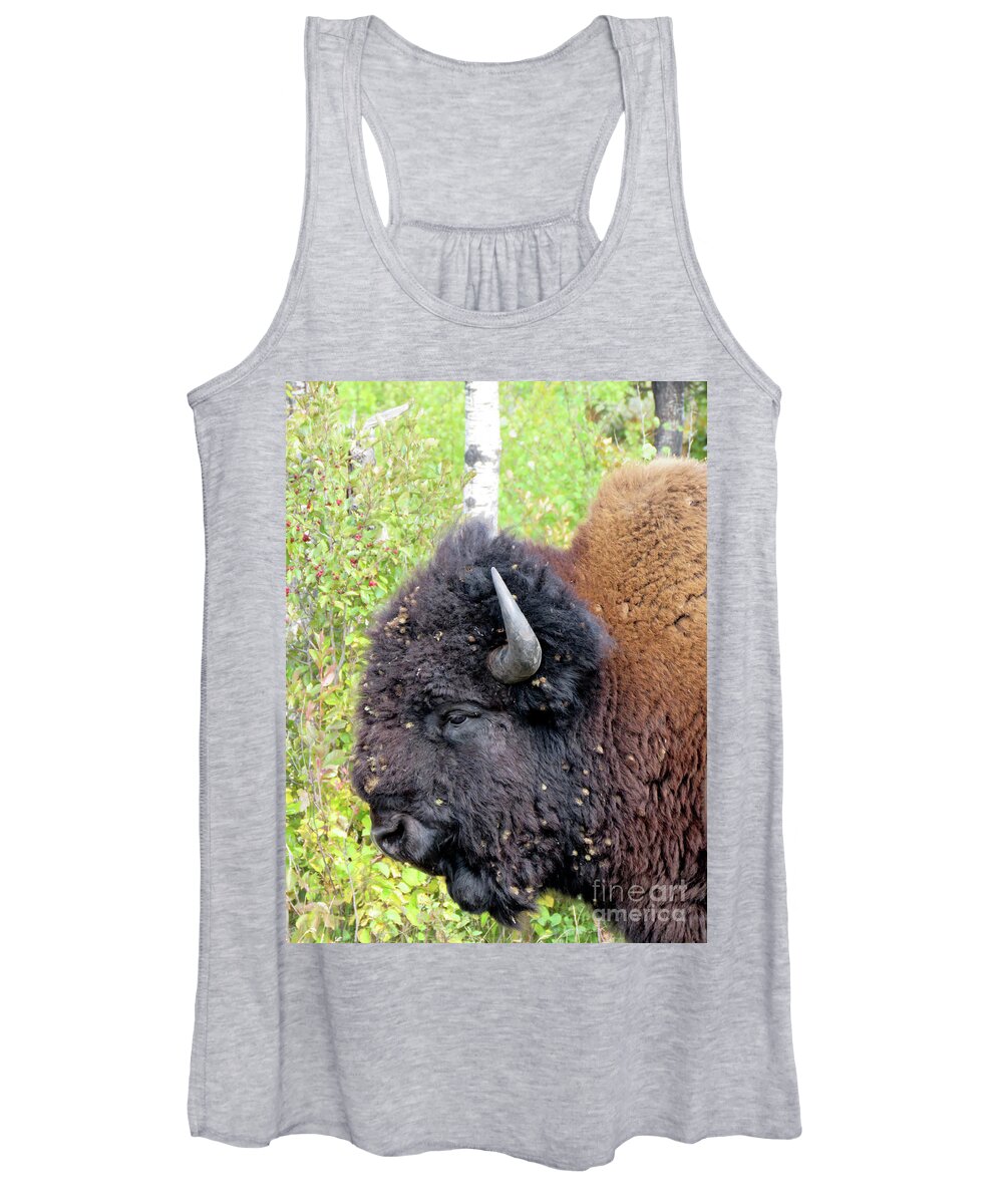 Canada Women's Tank Top featuring the photograph Boss Man by Mary Mikawoz