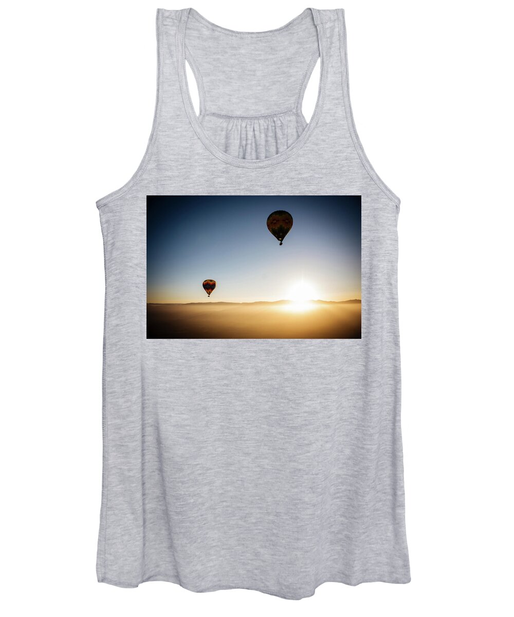 Landscape Women's Tank Top featuring the photograph Break of Dawn by Aileen Savage