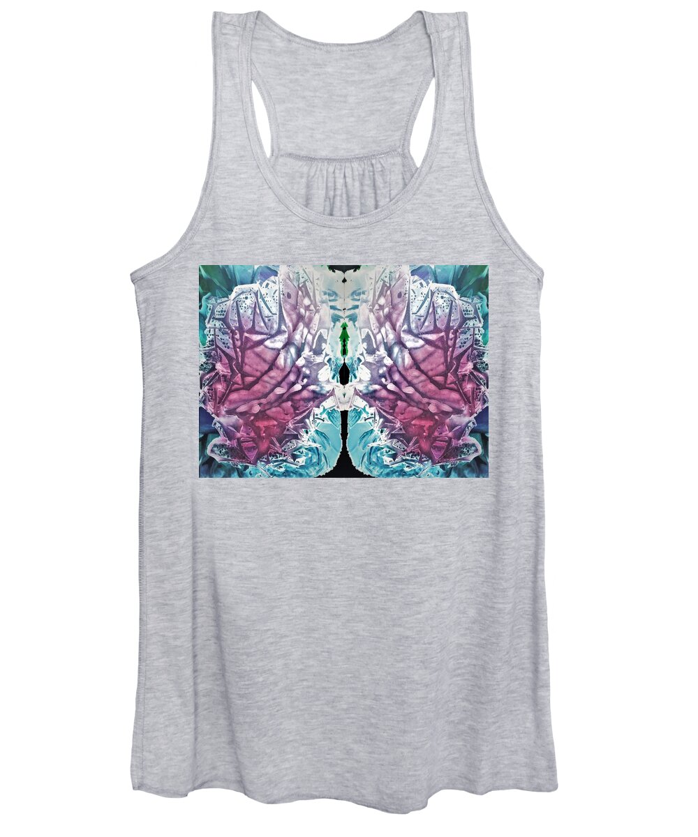 Breath Women's Tank Top featuring the painting Breather by Angela Marinari