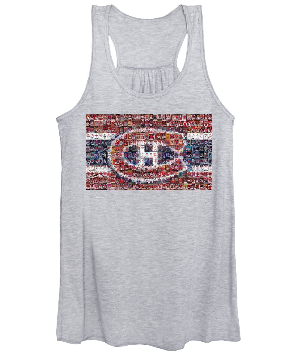 Nhl Women's Tank Top featuring the mixed media Carey Price CH by Hockey Mosaics