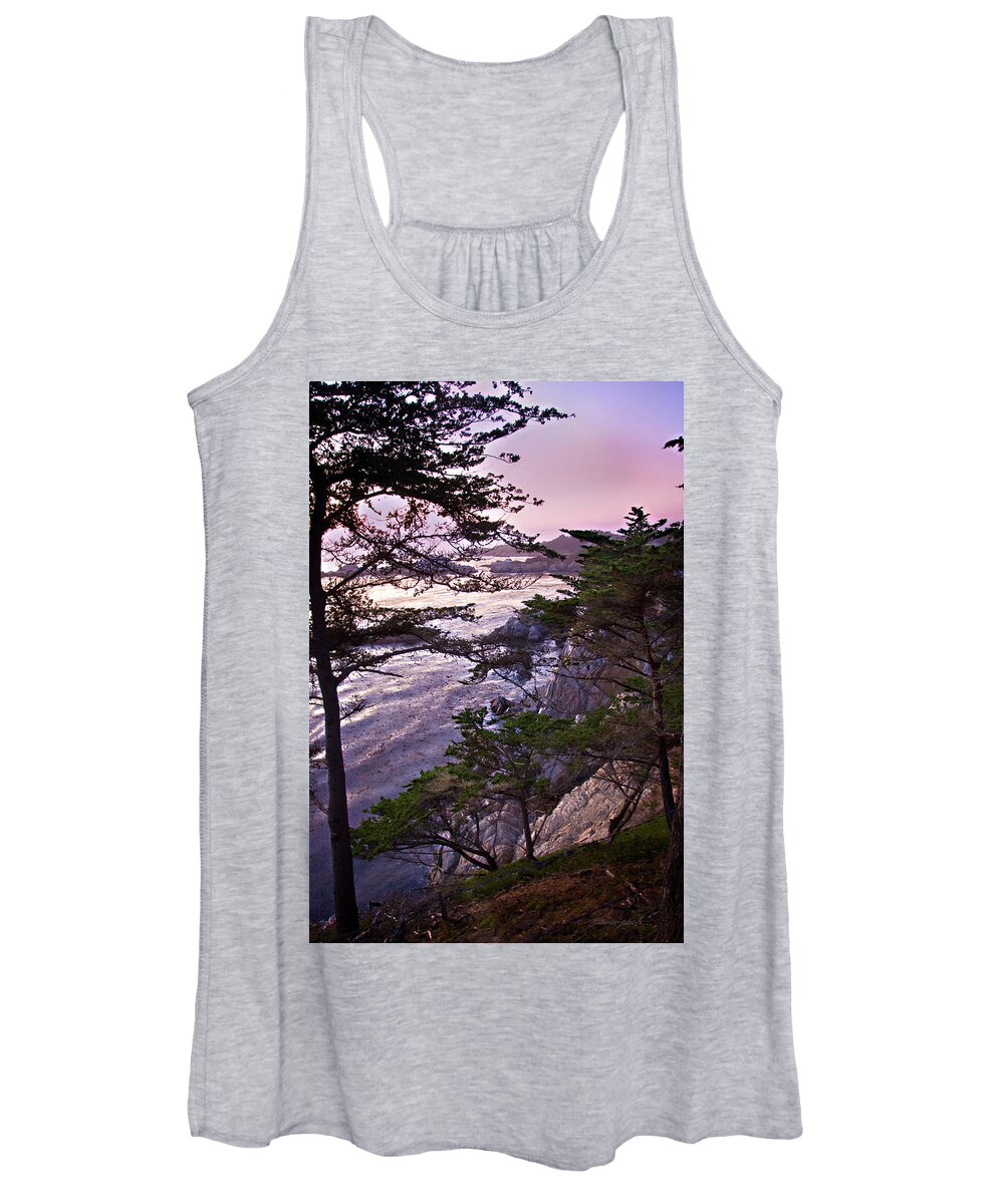 Color Women's Tank Top featuring the photograph Carmel Highlands 3 by Alan Hausenflock