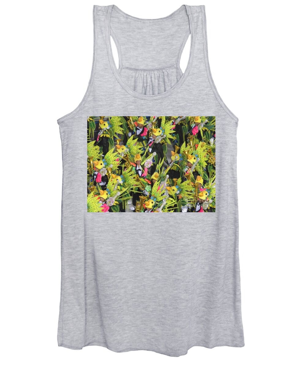 Costumes Women's Tank Top featuring the photograph Carnival Rio - birdland by World Reflections By Sharon