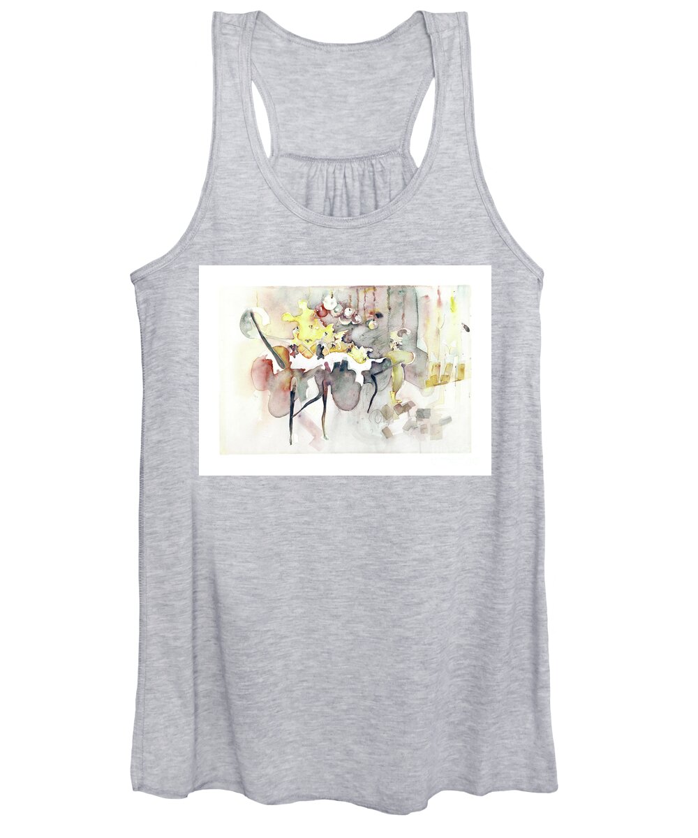 Can-can Dance Women's Tank Top featuring the painting Cici by Cherie Salerno