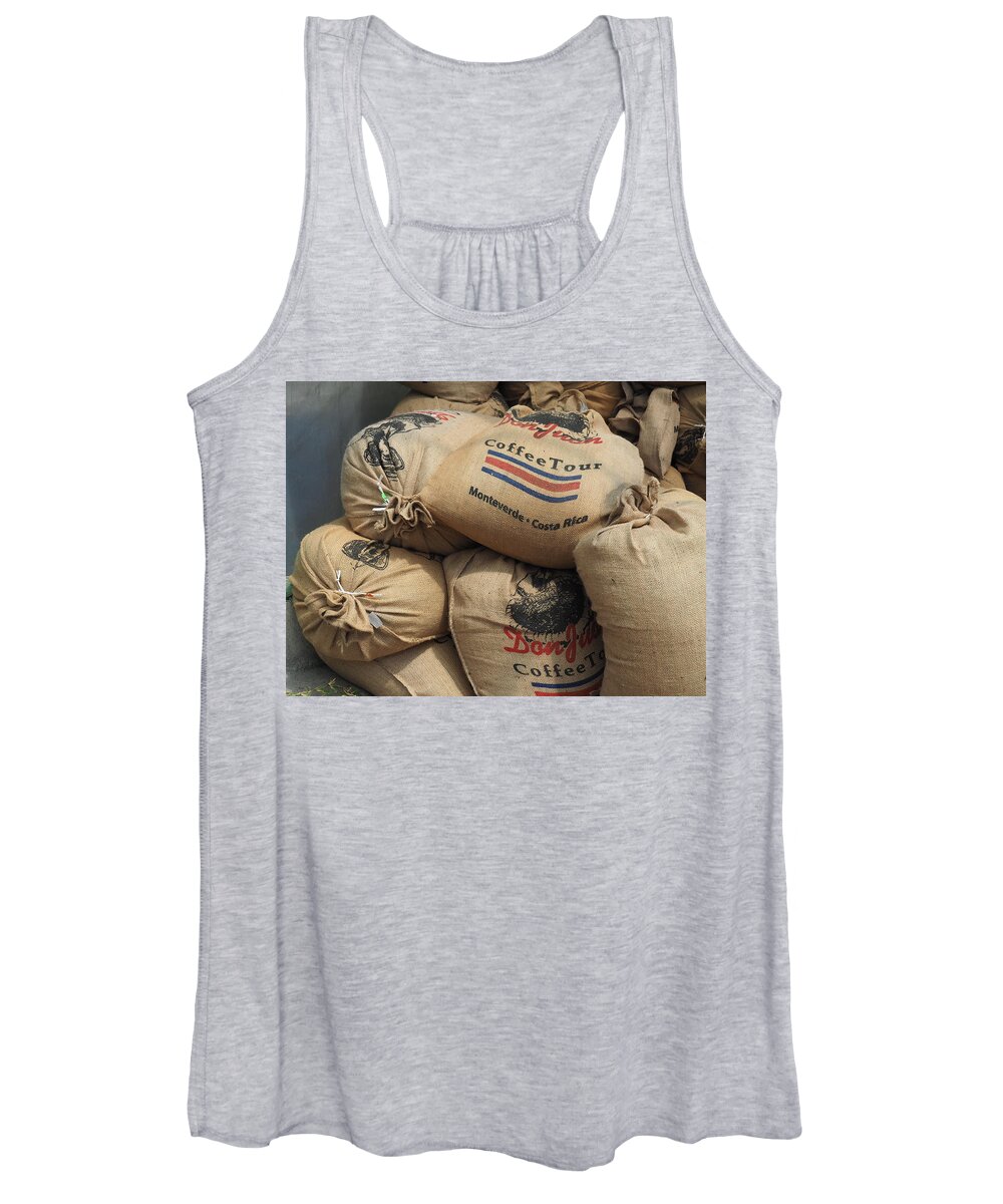 Coffee Women's Tank Top featuring the photograph Happiness is a Really Good Cup of Coffee by Leslie Struxness