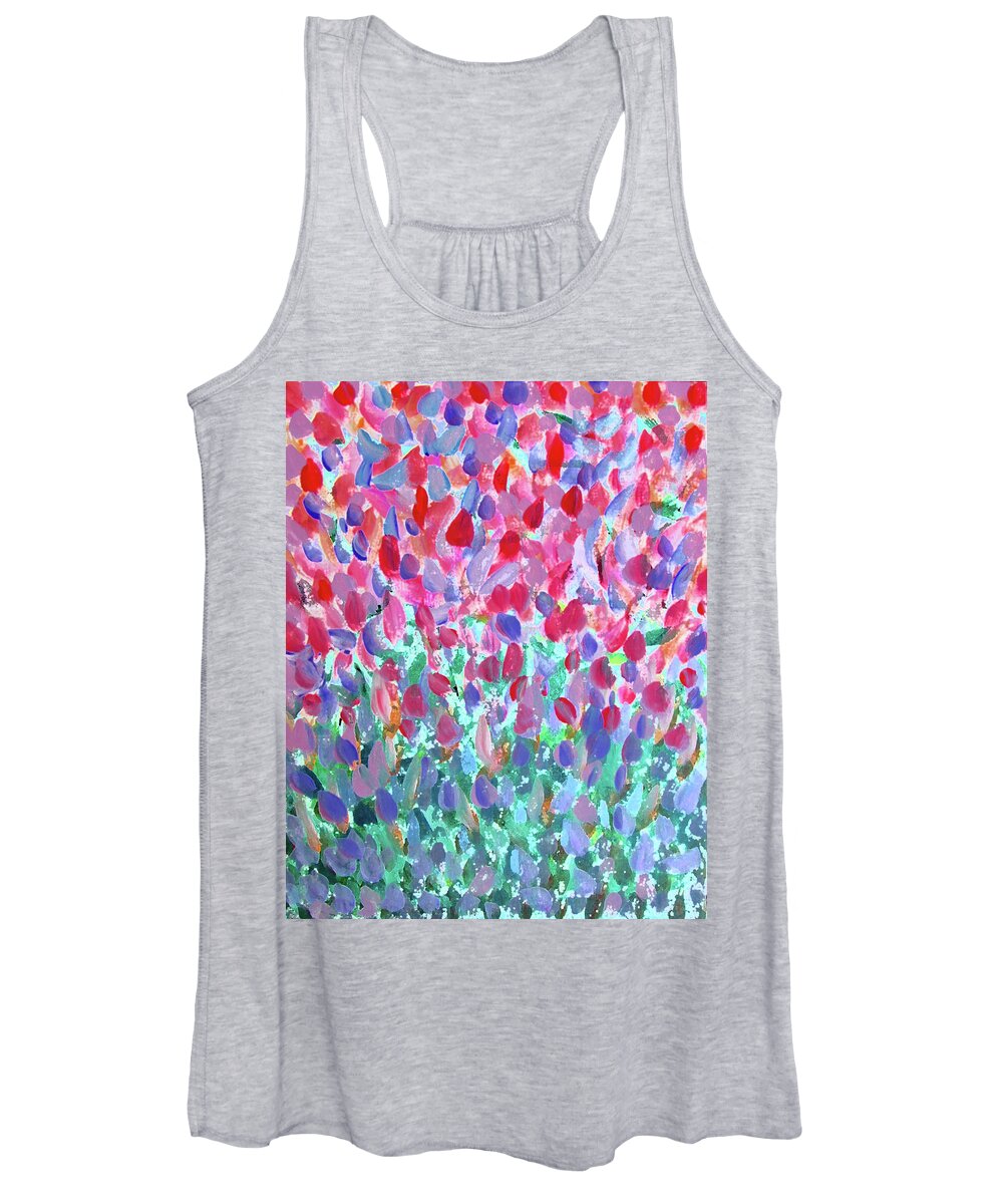 Colors Women's Tank Top featuring the painting Colors of Diana by Corinne Carroll