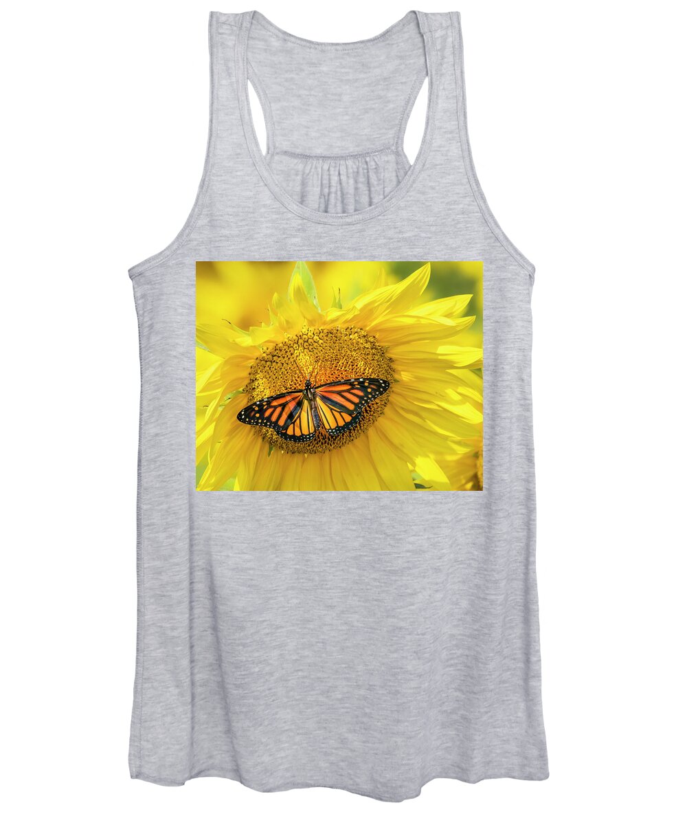 Butterfly Women's Tank Top featuring the photograph Comfort by Ray Silva