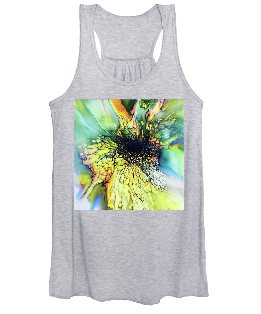  Women's Tank Top featuring the painting Coming into Focus by Steve Chase