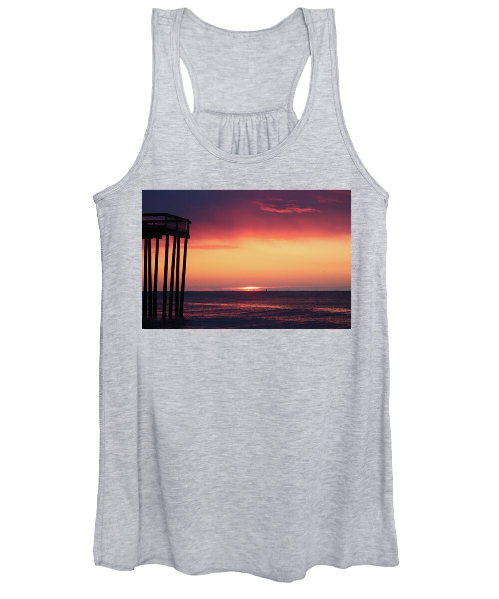 Atlantic Women's Tank Top featuring the photograph Contrast At Sunrise by Robert Banach