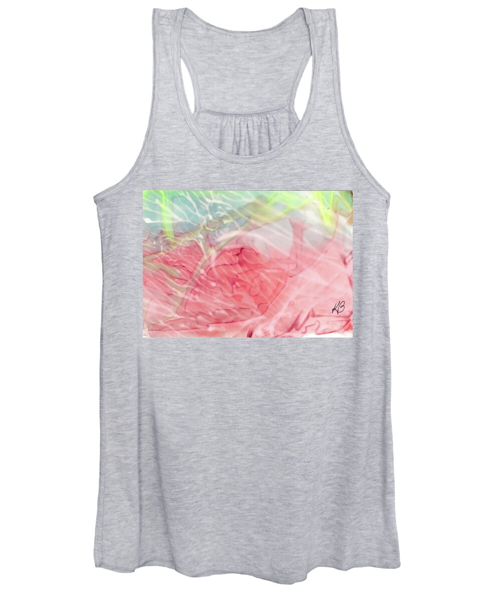 Ocean Women's Tank Top featuring the painting Coral by Katy Bishop
