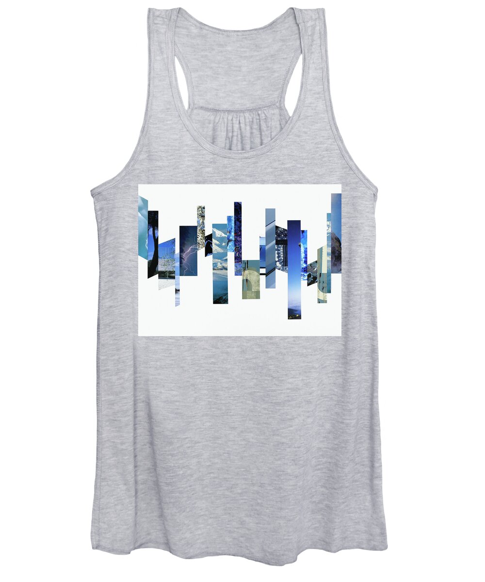 Collage Women's Tank Top featuring the photograph Crosscut#131 by Robert Glover