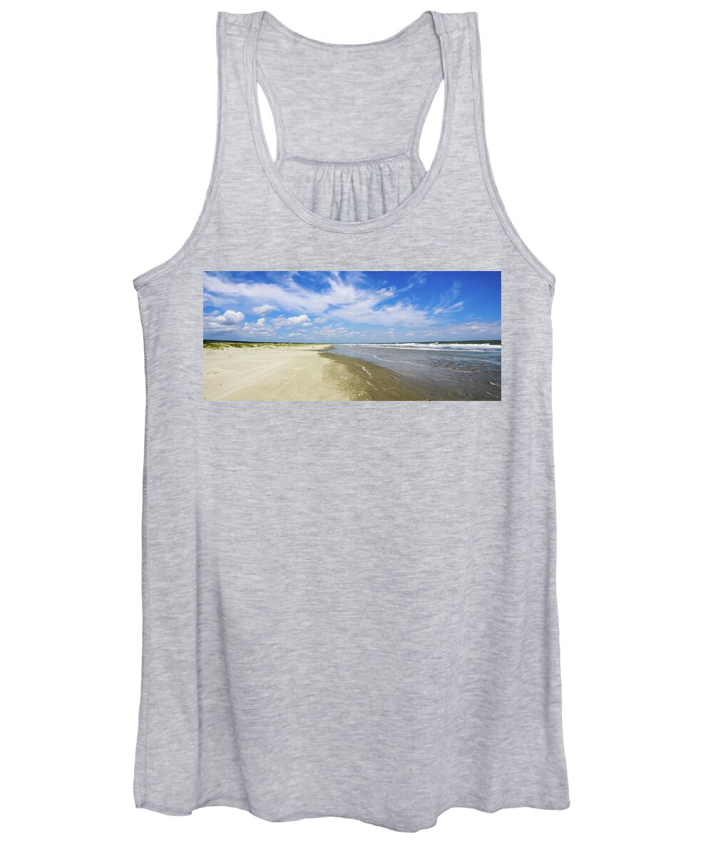 Cumberland Island Women's Tank Top featuring the photograph Cumberland Island Long by Ed Williams