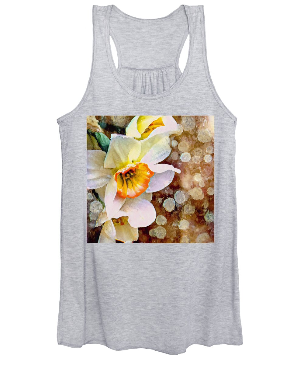 Daffodil Women's Tank Top featuring the photograph Daffodil by Vanessa Thomas