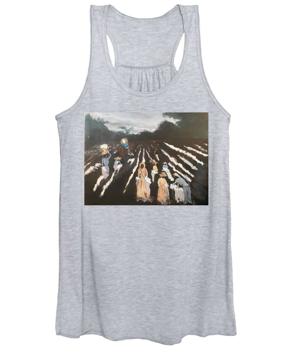  Women's Tank Top featuring the painting 400 Years by Angie ONeal