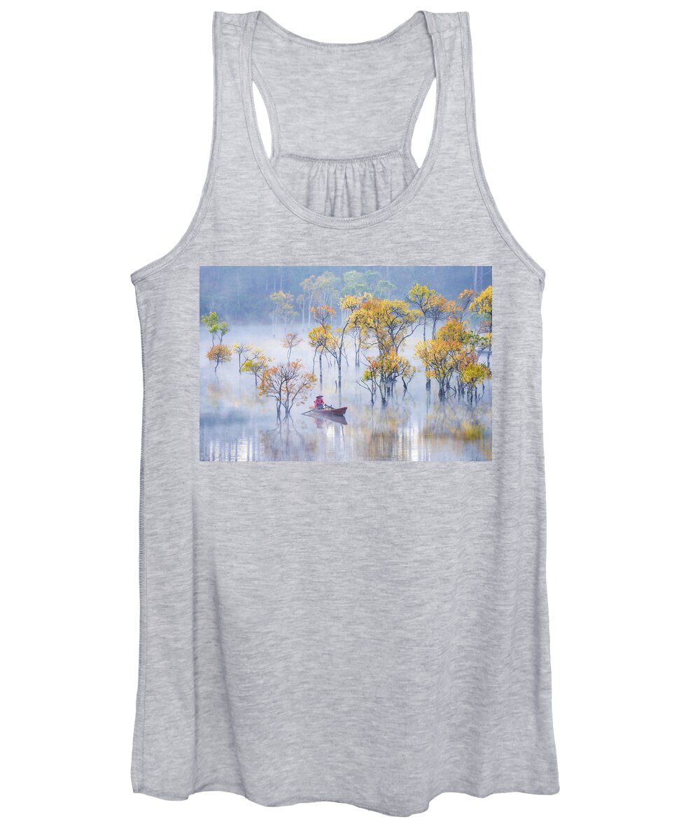 Spring Women's Tank Top featuring the photograph Dream At Spring by Khanh Bui Phu