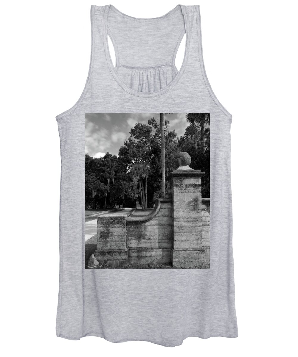 Building Women's Tank Top featuring the photograph Dungeness Gate, Cumberland Island, 2005 by John Simmons