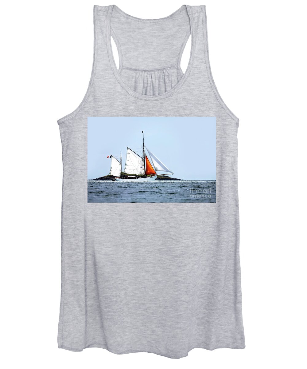 Artistic Women's Tank Top featuring the photograph Etoile Molene 1954 by Frederic Bourrigaud