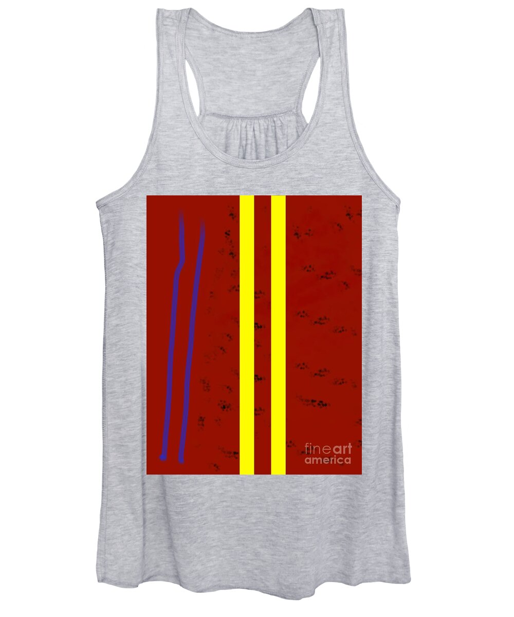 Contemporary Art Women's Tank Top featuring the digital art Even in Memory by Jeremiah Ray
