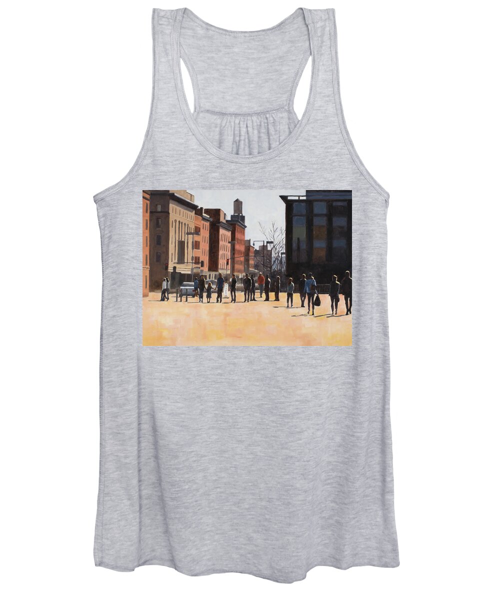 Union Station Women's Tank Top featuring the painting Fall at Union Station by Tate Hamilton