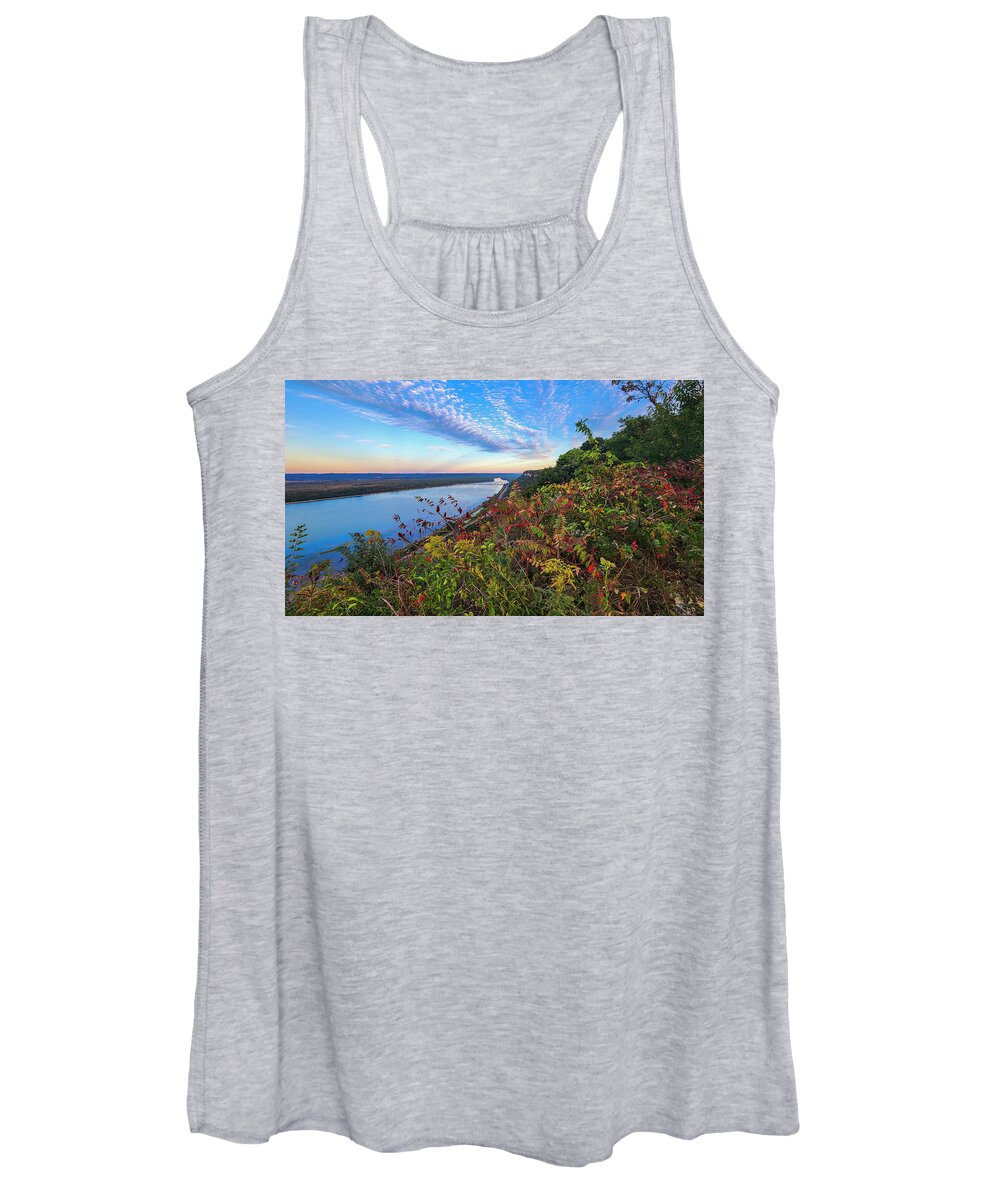 John Latsch State Park Women's Tank Top featuring the photograph Fall Canvas by Susie Loechler