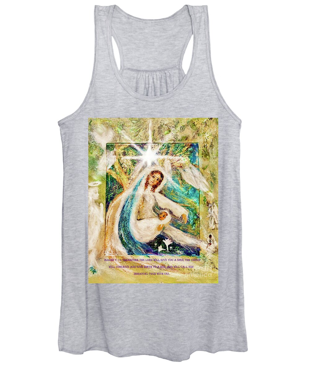 Family Tree Women's Tank Top featuring the painting Family Tree of Life by Bonnie Marie