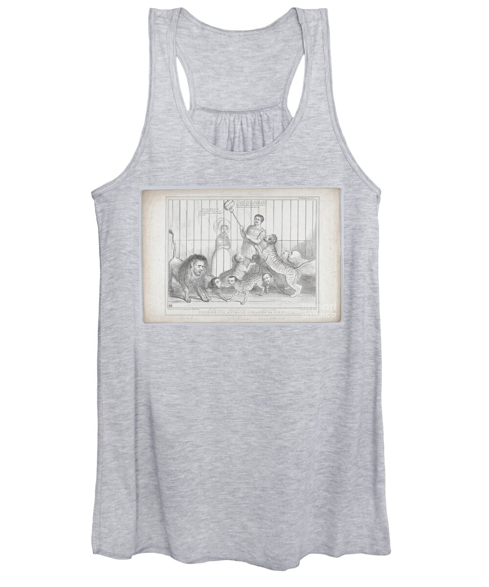 Feeding the Animals - A Change of Diet February 12 1839 Women's Tank Top by  Shop Ability - Fine Art America