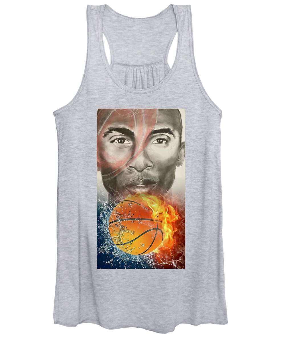  Women's Tank Top featuring the mixed media Fire by Angie ONeal