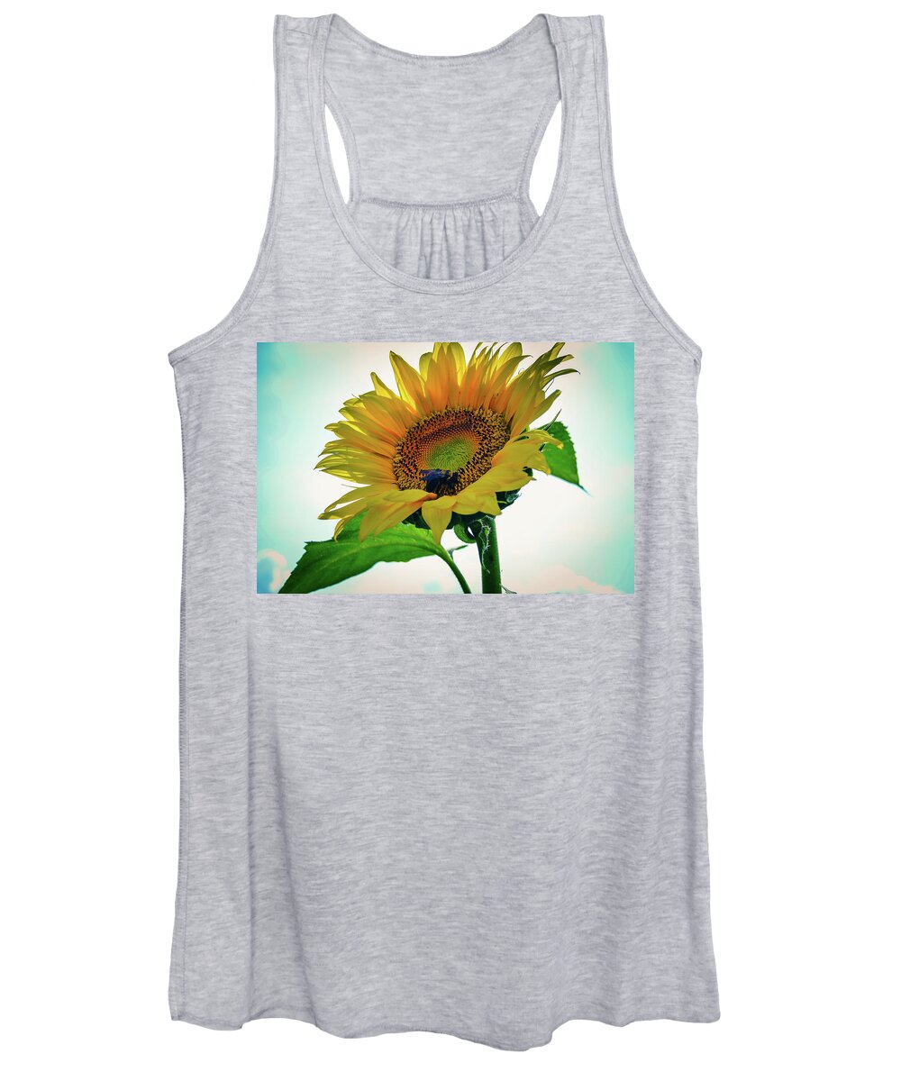 Conservation Women's Tank Top featuring the photograph For the Bees by Heather Bettis