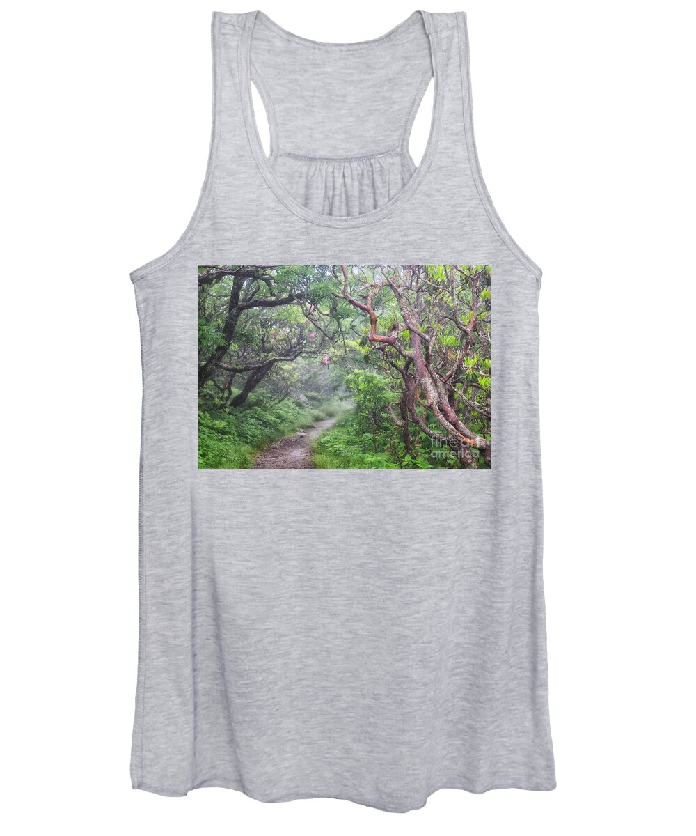 Craggy Gardens Women's Tank Top featuring the photograph Forest Fantasy by Blaine Owens