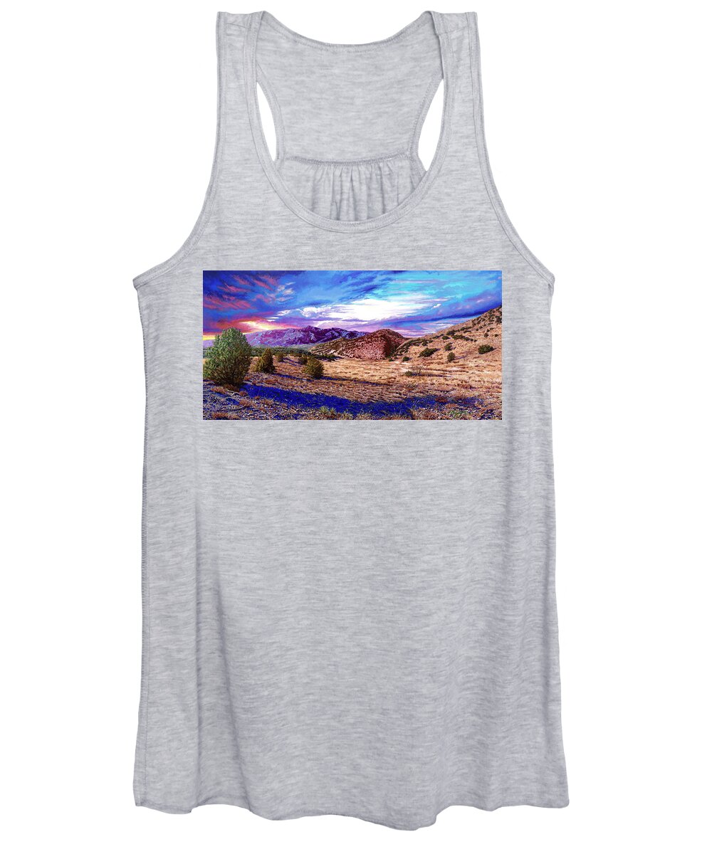 Impressionism Women's Tank Top featuring the painting Heading Home by Darien Bogart