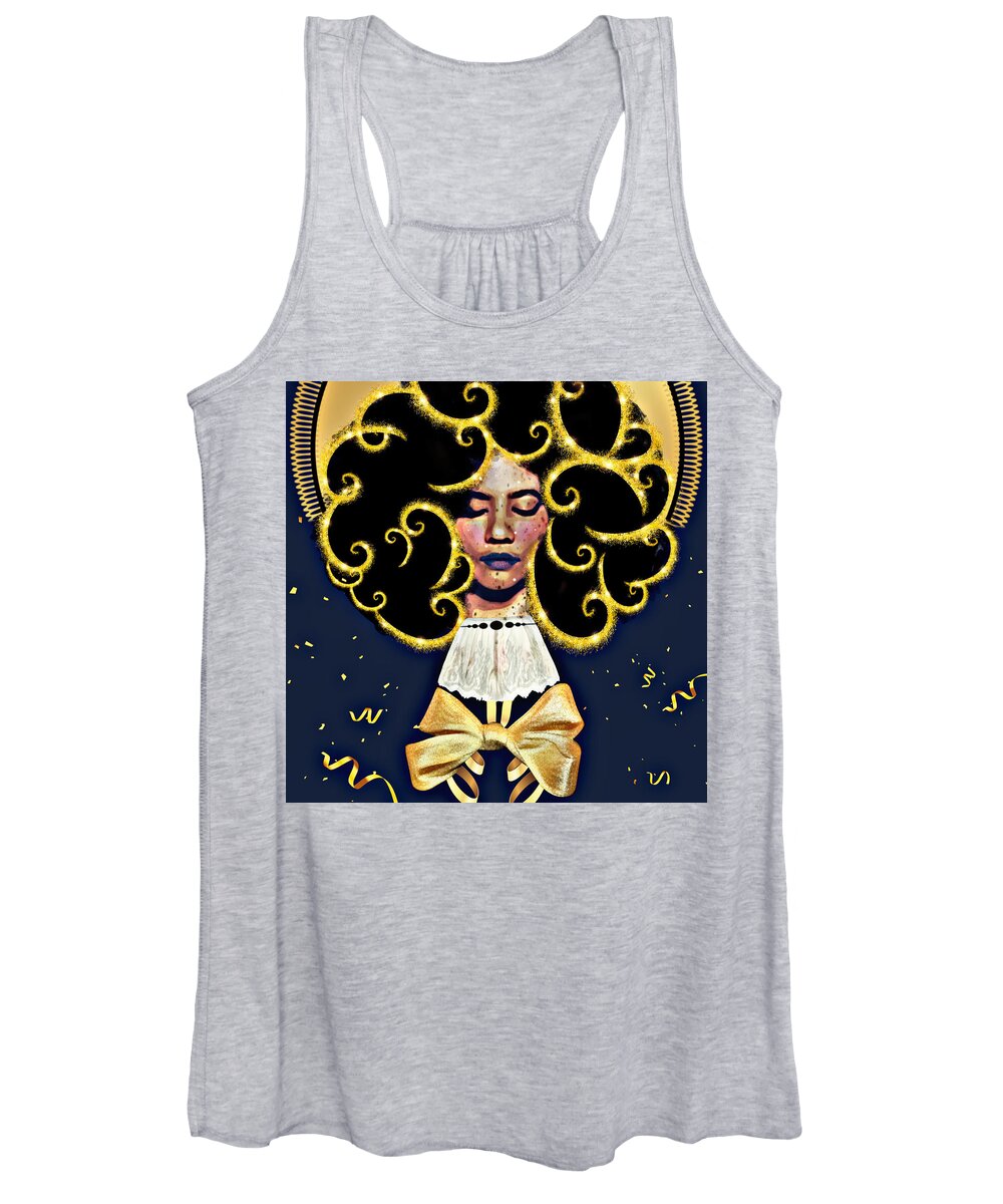 Heaven Women's Tank Top featuring the mixed media Heaven Sent by Canessa Thomas