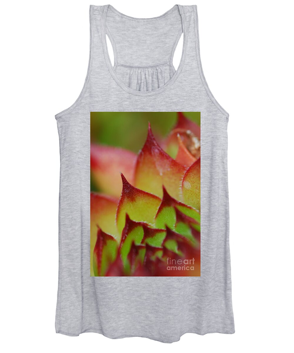 Hens And Chicks Women's Tank Top featuring the photograph Hens And Chicks #10 by Stephanie Gambini