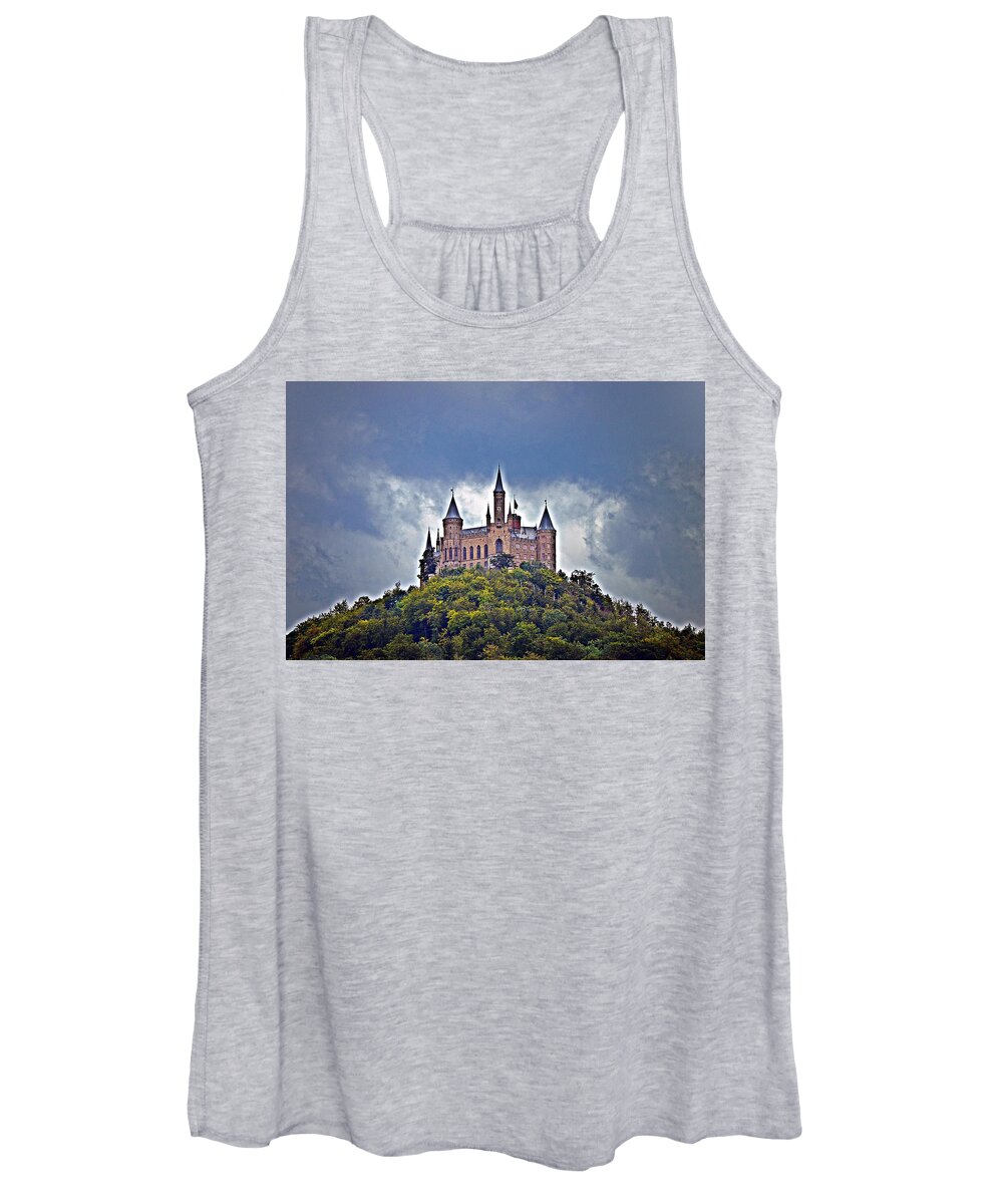 Burg Hohenzollern Women's Tank Top featuring the photograph Hohenzollern Castle by Thomas Schroeder