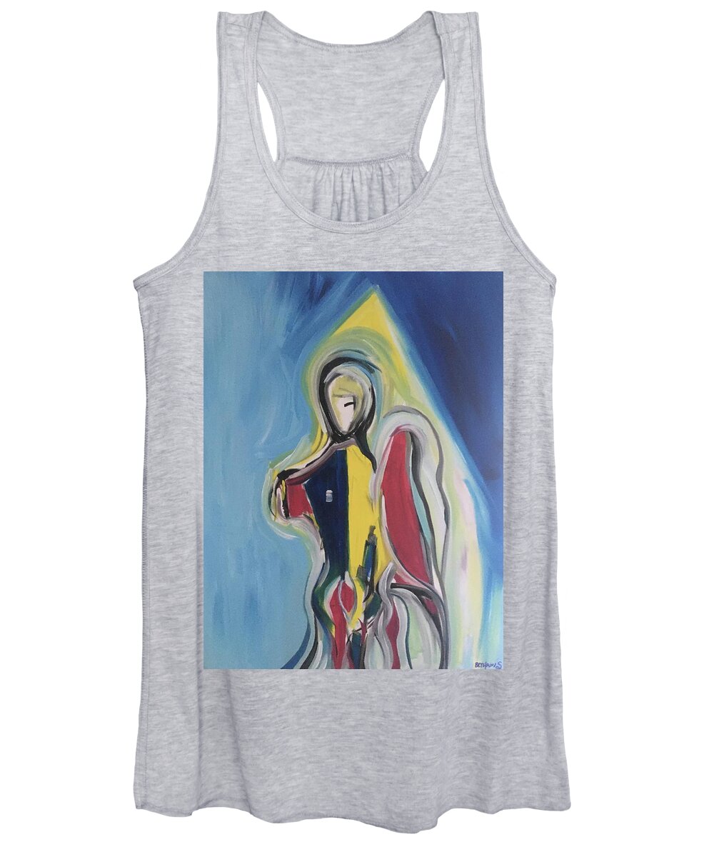  Women's Tank Top featuring the painting Homage to Dionysus, II by Peter Bethanis
