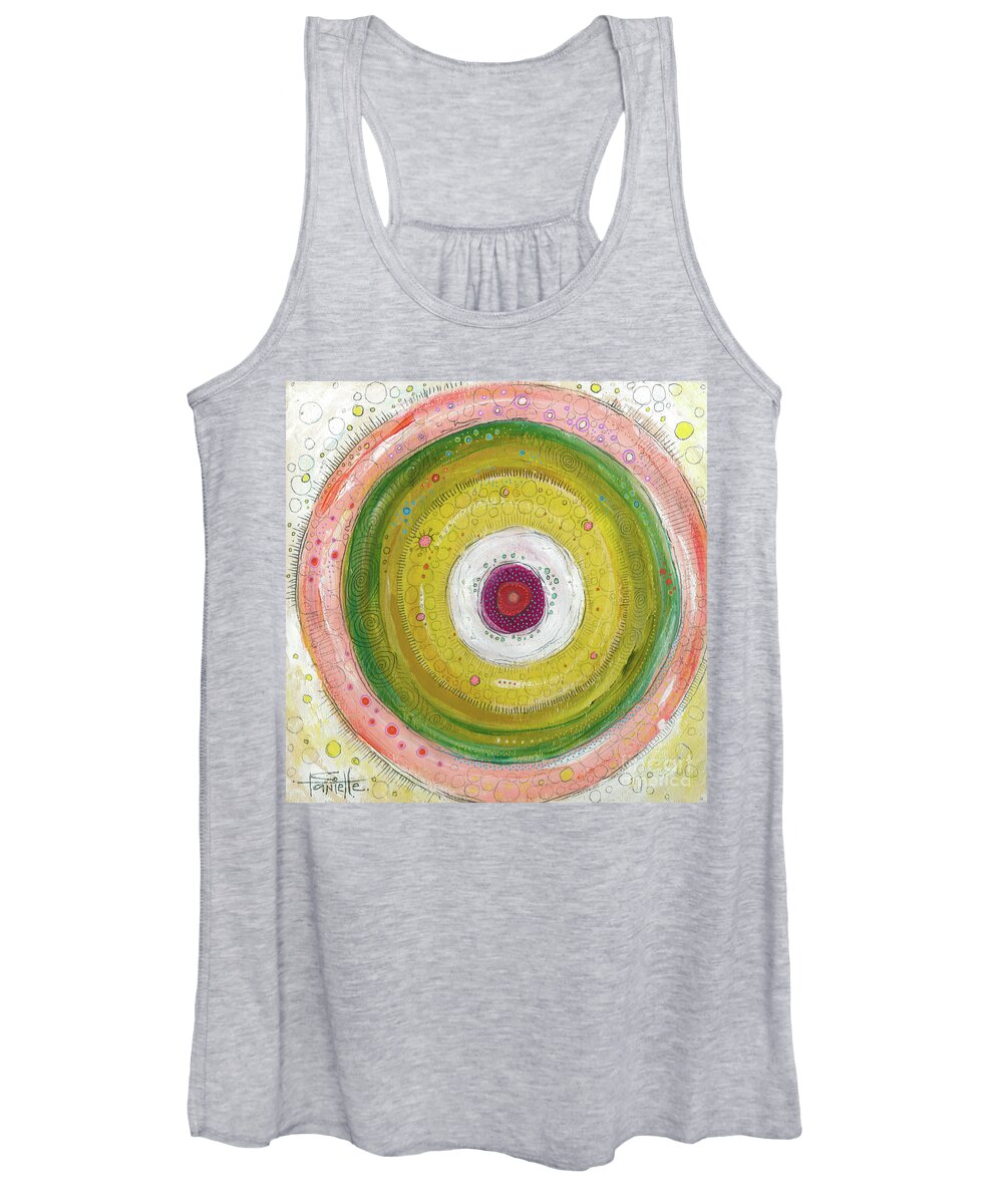 I Am Enough Women's Tank Top featuring the painting I Am Enough by Tanielle Childers