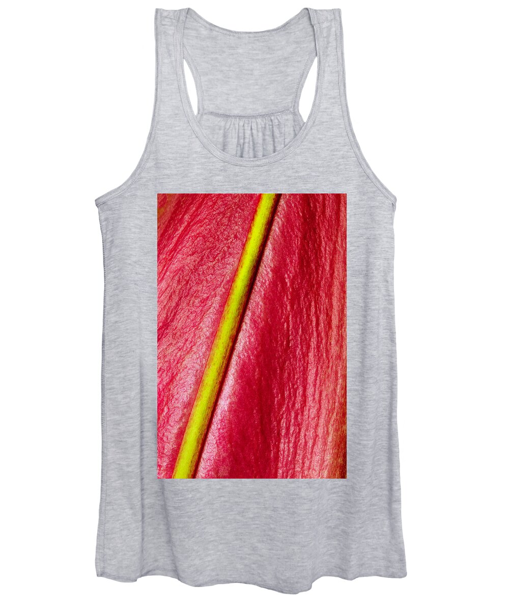 Inside Of A Lily Women's Tank Top featuring the photograph Inside Of A Lily by Xavier Cardell