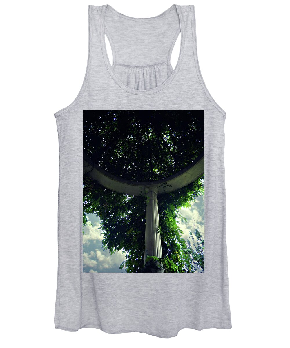 Inside The Arb Women's Tank Top featuring the photograph Inside The Arb 3 by Cyryn Fyrcyd