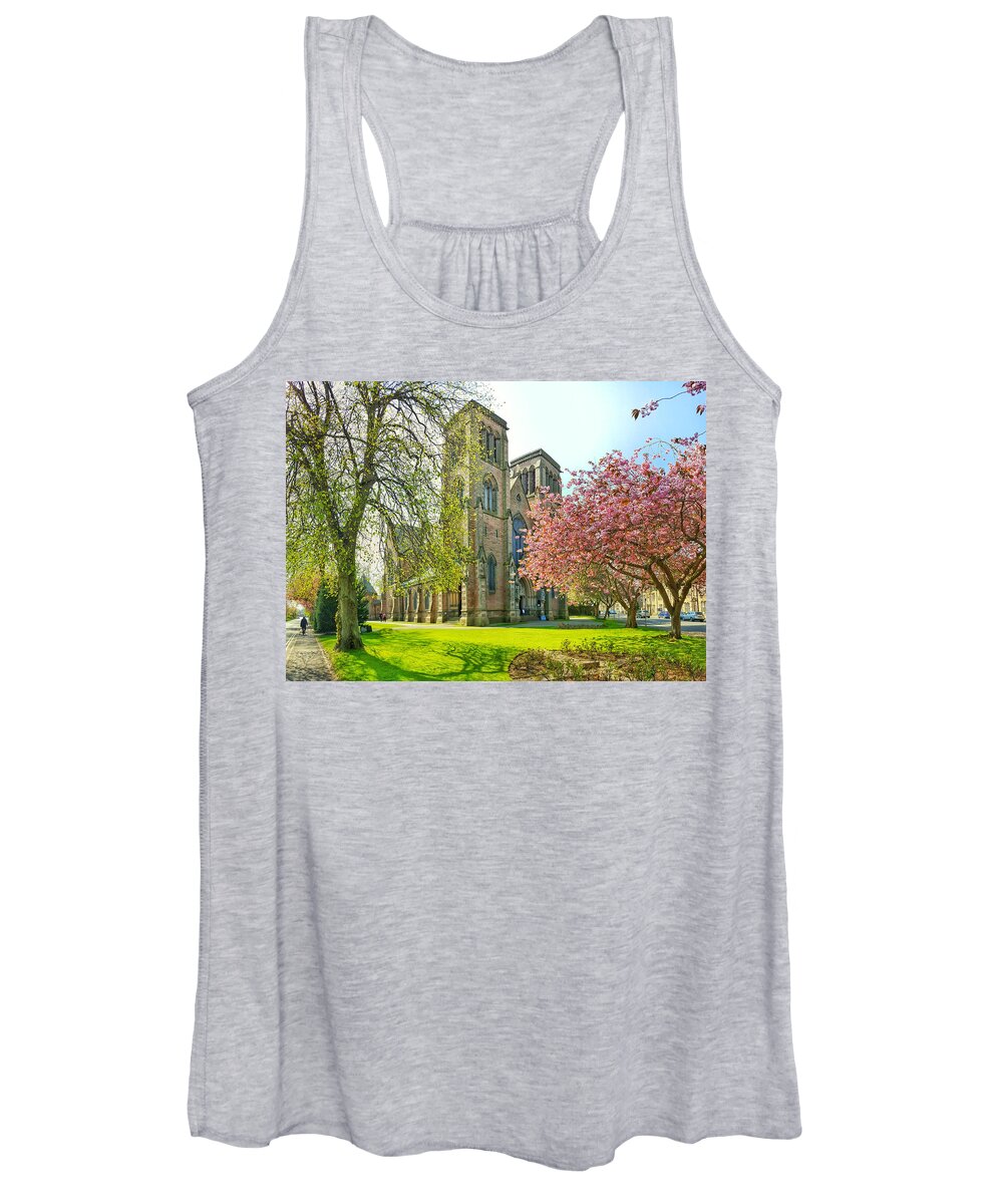 Inverness Cathedral Women's Tank Top featuring the photograph Inverness Cathedral by Joe MacRae